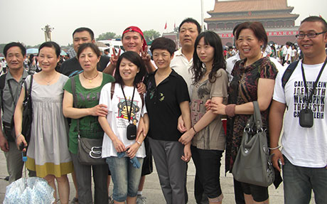 2010年9月北京天安門前留影